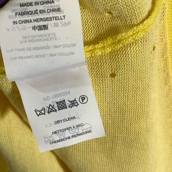 J. Crew Long Sleeve Wool Cotton Blend Crew Neck Sweater - Picture 6 of 6